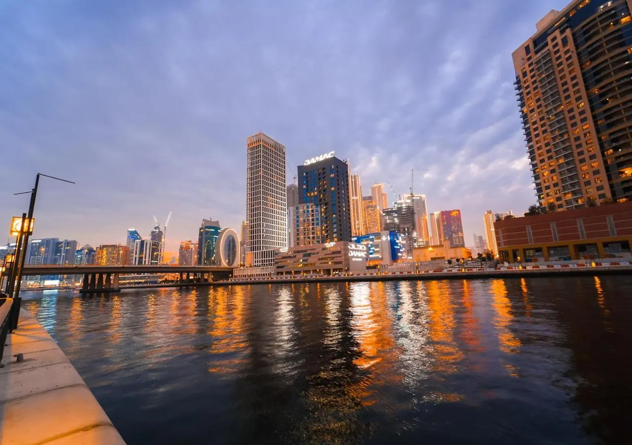 Cozy Studio Hideaway In Luxe Business Bay By Voye Homes Dubai Birleşik Arap Emirlikleri